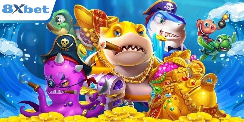 Sảnh bắn cá cấp cao với nhiều mục tiêu xuất hiện
