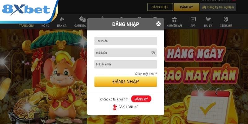 Hoàn tất bước xác thực để truy cập tài khoản 8XBET
